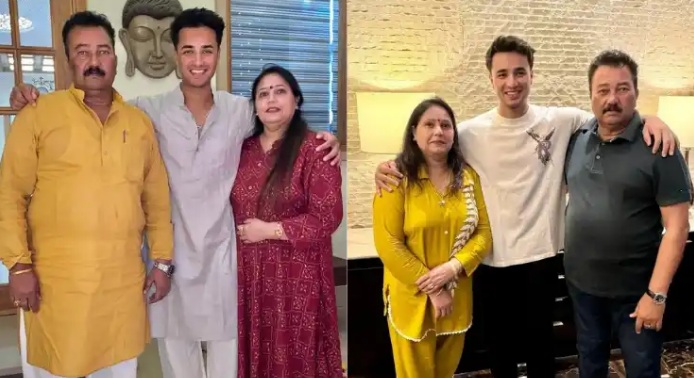 Abhishek Sharma With his mother and father 2